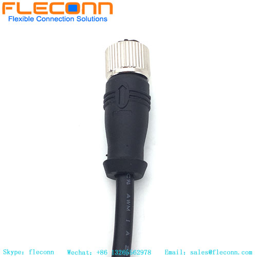 M12 5P B-coded Female Straight Connector Cable