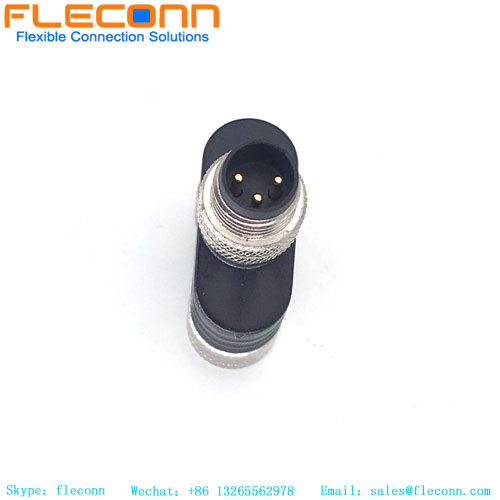 M8 Y Type 3Pin Connector Male To Dual Female Splitter