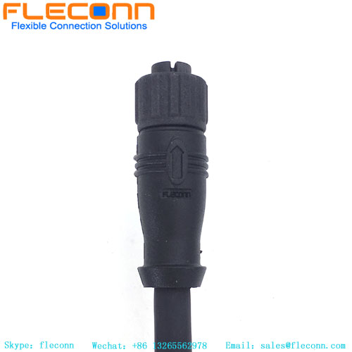 M12 5 Pole Plastic Nut Connector Cable