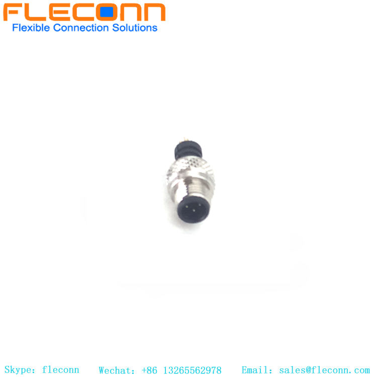 M5 4 Pin Male and Female Moulded Cable Connector