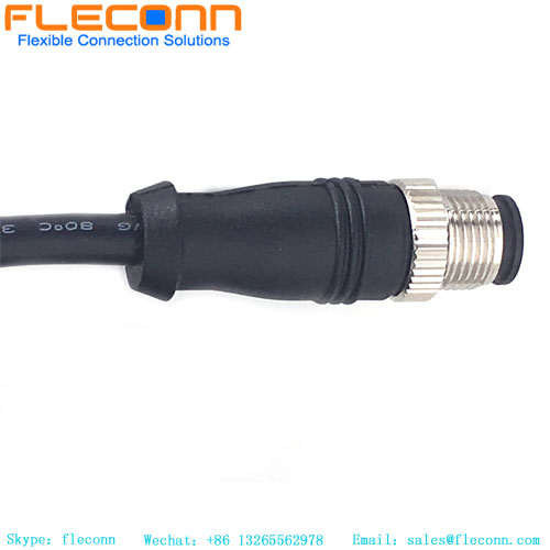M12 8 Pos Connector Cable