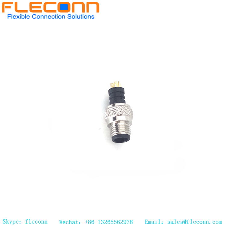 M5 4-Pole Molding Cable Connector