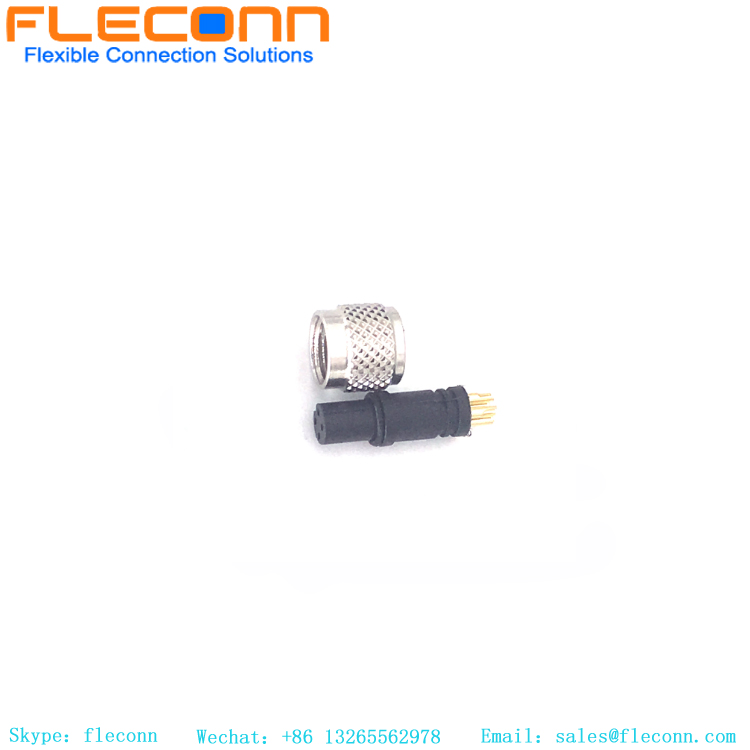 M5 4 Pin Male and Female Moulded Cable Connector