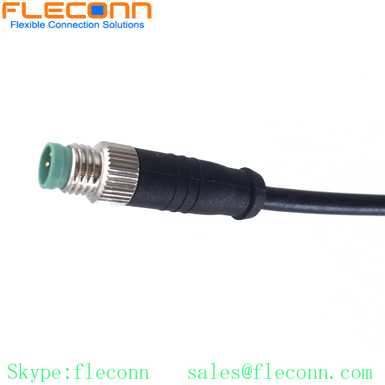M8 4-Position Male Cable, Automation Sensor Cable