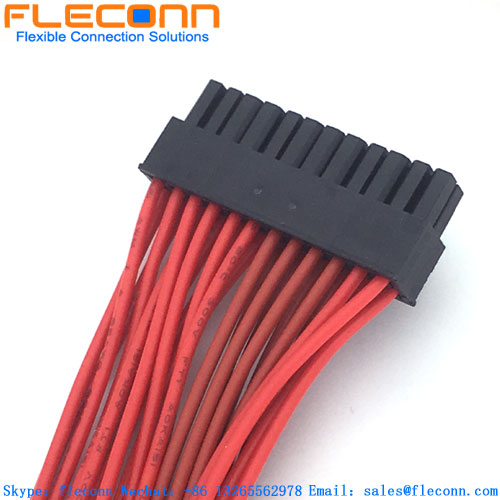 Micro MATE-N-LOK 2-794617-4 TE Connector Wire Harness 24 Pin