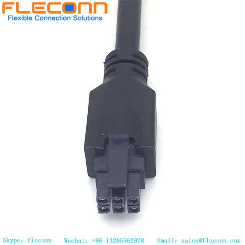 Molex Micro Fit 3.0 Off-the-Shelf (OTS) 2451320405 6 Pin Molded Cable Wire Harness