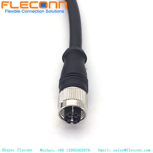 M12 X Coded To Rj45 Cable