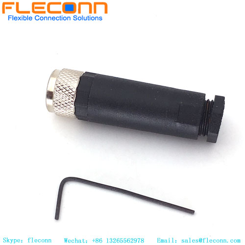 M8 4 Pin Field Wireable Connector