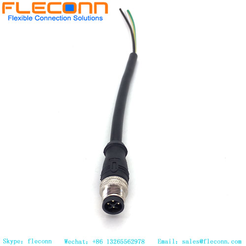 M12 S-coded Male Cable