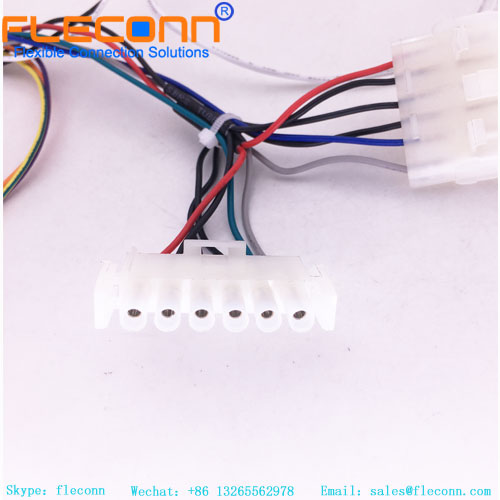 Custom TE MATE-N-LOK Series 640585-1 Connector Wire Harness 6 Pin