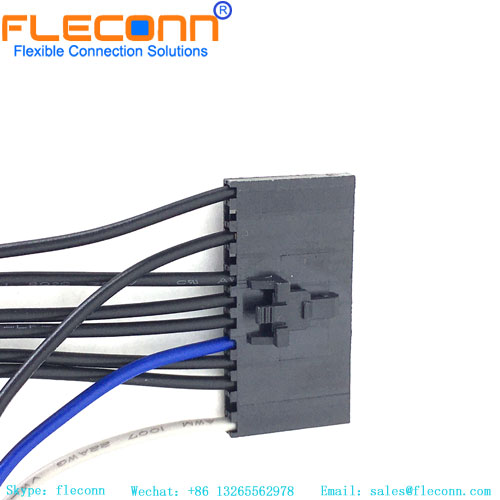 2.54mm Pitch 12 Pin Connector Wire Harness，1-104257-1，TE AMPMOUD Male