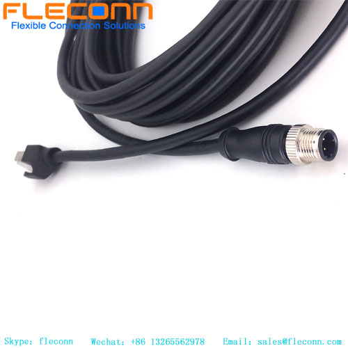 M12 D-coded To RJ45 Cable