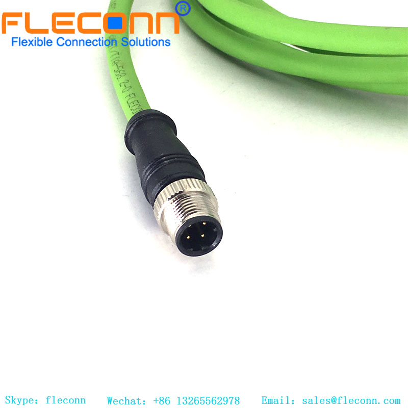 RJ45 To M12 D Coded Cable