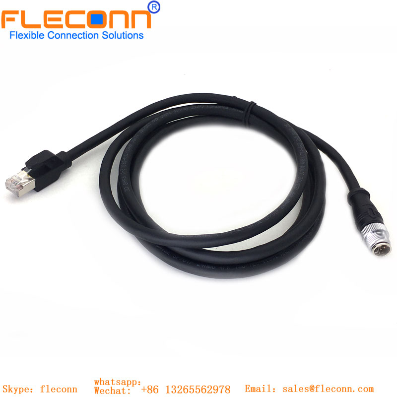 M12 X Coded Ethernet Cable