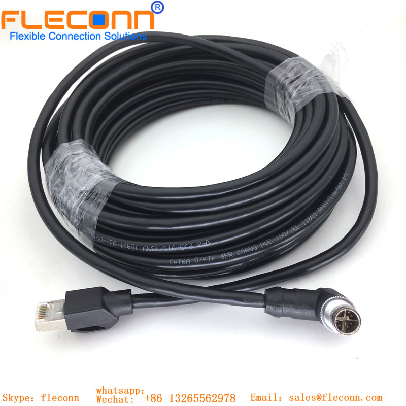 X Coded M12 Ethernet Cable