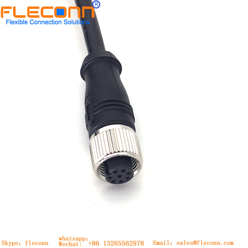 M12 A-Coded 8 Pin Cable