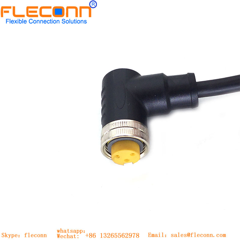 7/8" 3 Pin Waterproof Connector Cable
