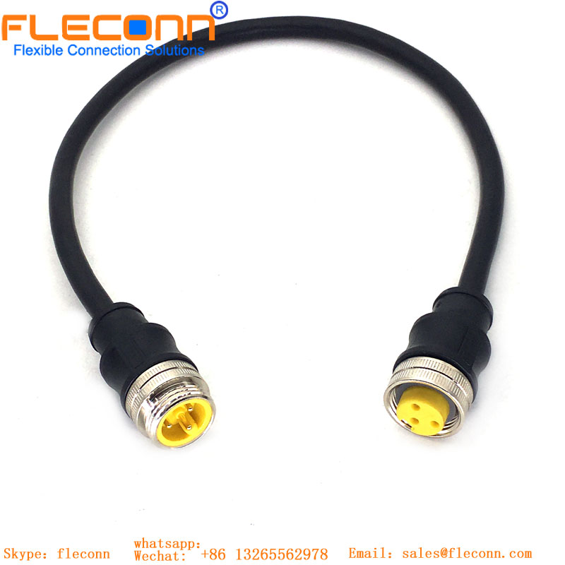 7/8" 3 Pole Male To Female Cable
