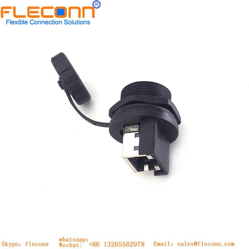 RJ45 Panel Mount Waterproof Connector