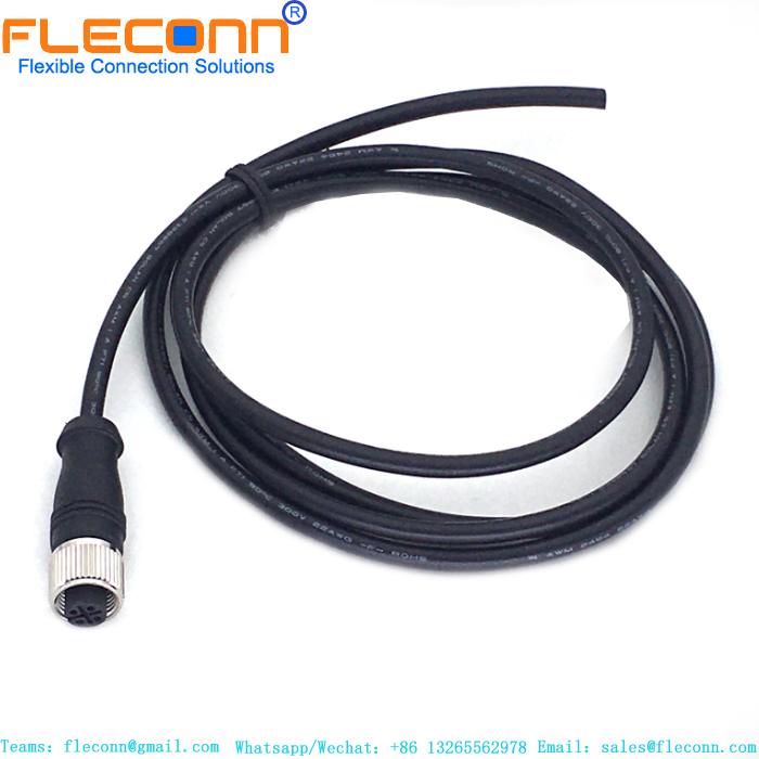 M12 4 Pin Female Cable