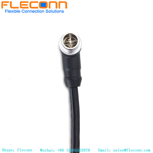 UL Certification M12 8 Pin X-coded Male Connector Cable