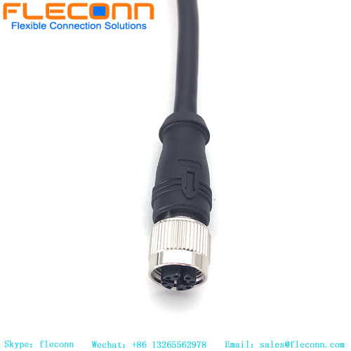 M12 X-Coded Female To Rj45 Cable