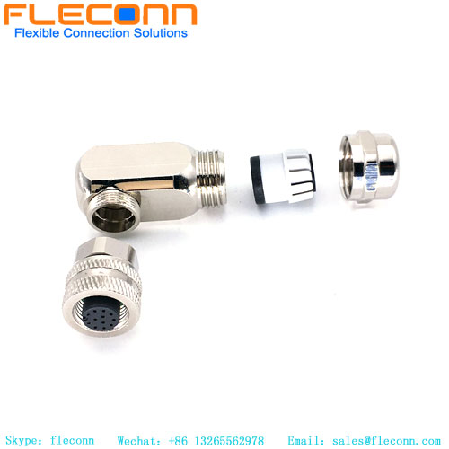 M12 12 Pole Female Connector