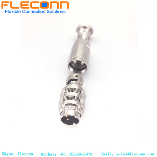 M16 4 Pole Male Metal Shell Shielded Connector