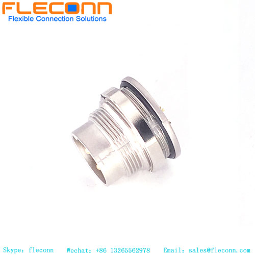 M16 4 Pole Male IP67 Waterproof Mount Connector