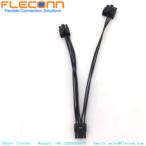 M12-X 8 Pin Female Panel Mount Connector