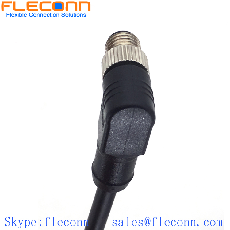 M8 8 Pin Right Angle Cable