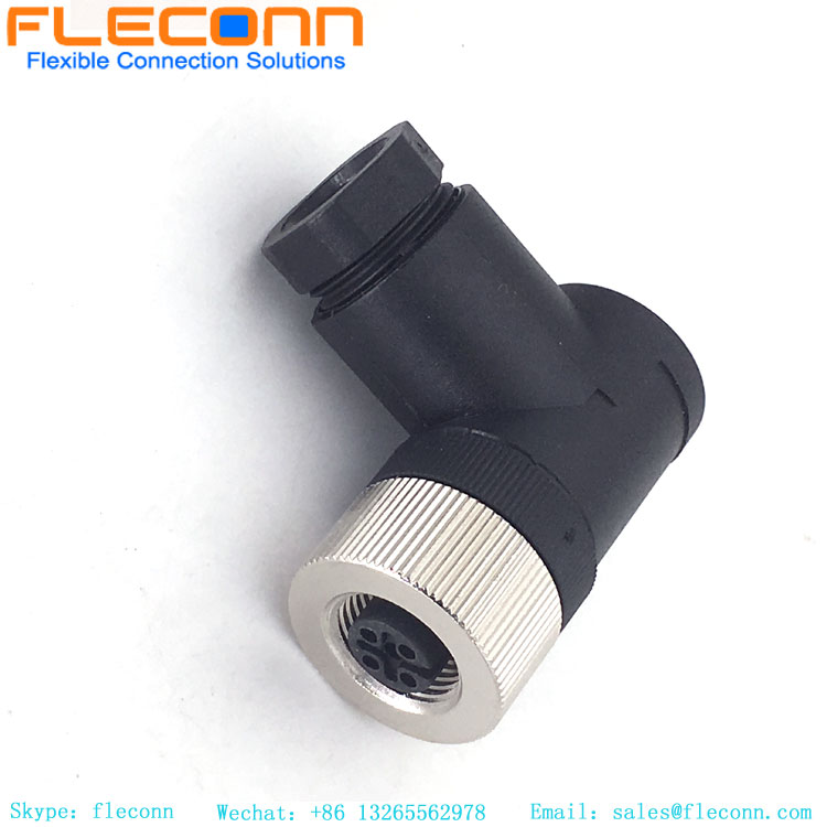 90 Degree M12 Connector