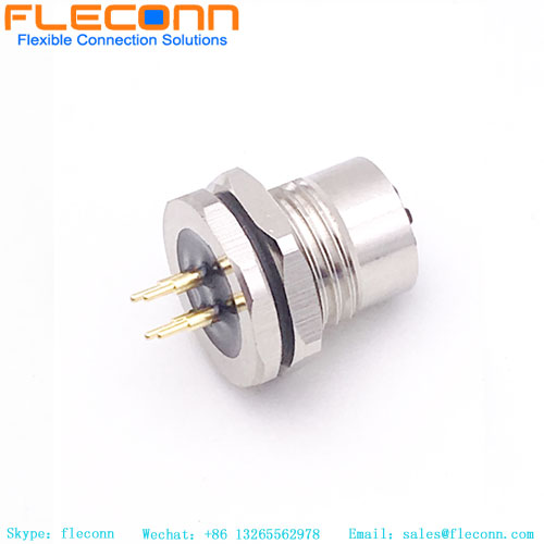 M12 Circular Panel Mount Connector