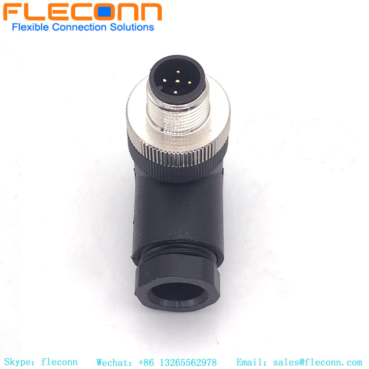 M12 Right Angle Connector