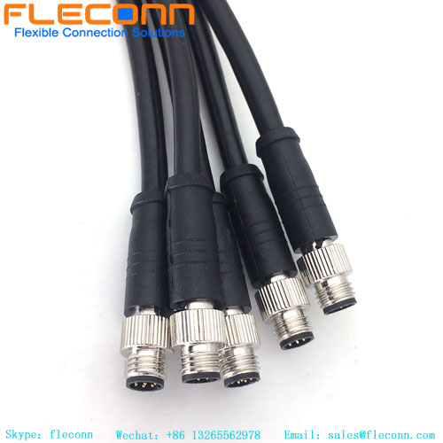M8 5 Pin Shielded Cable