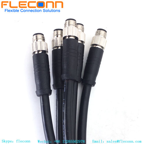 M8 5 Pin Shielded Cable