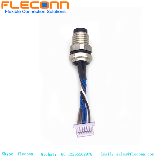 M8 4Pin A Code Male Front Panel Wrie Harness