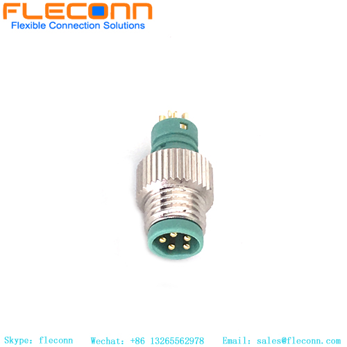 M8 Male 5 Pin B-Code Molding Connector