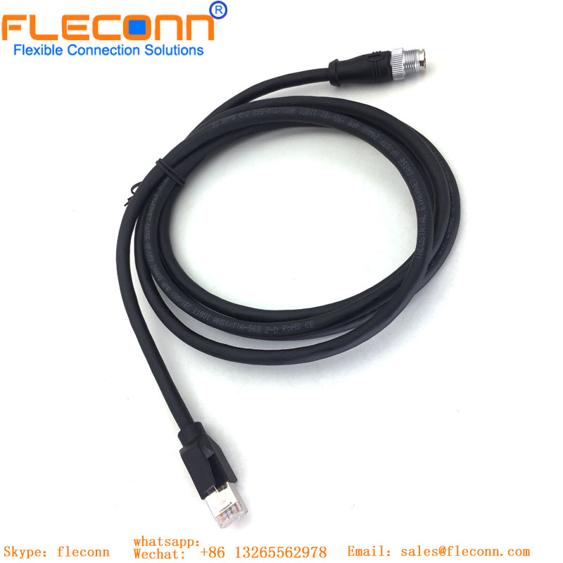 M12 To M12 Ethernet Cable