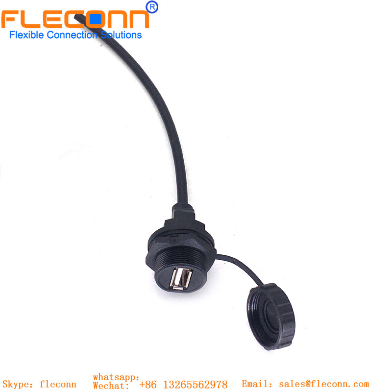 Waterproof USB 3.0 Cable With Dust Proof（Threaded）