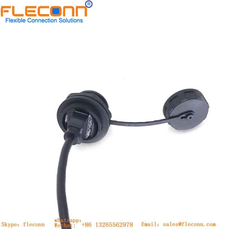 PCB Mount Waterproof USB2.0 Cable（Threaded）