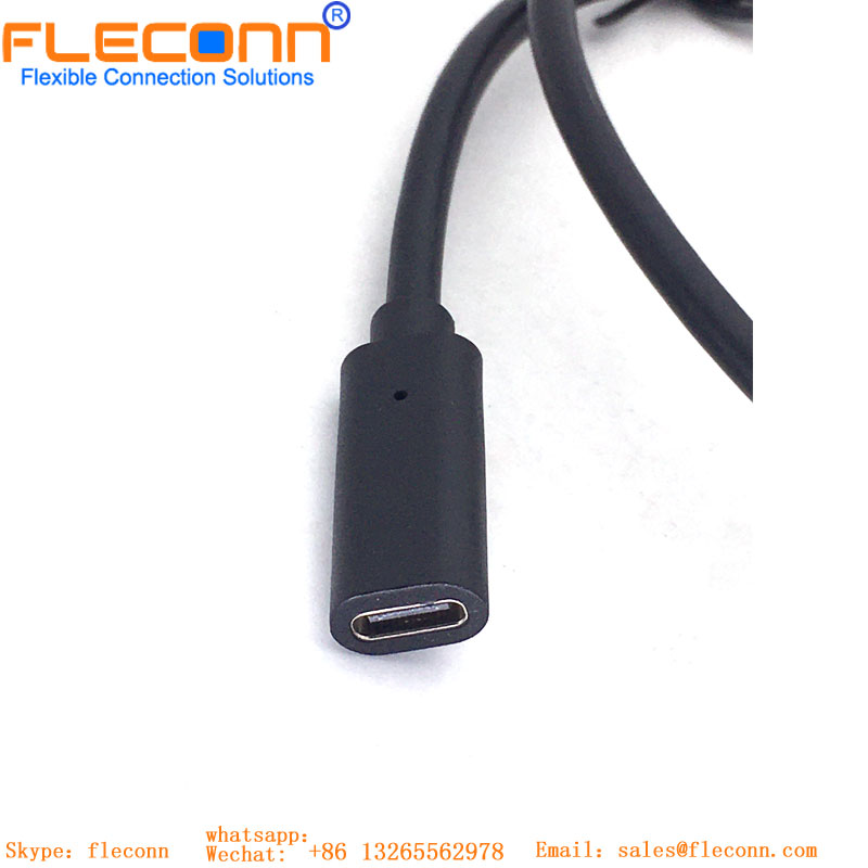 USB Type-C Male to Female Extension Cable