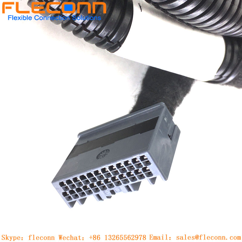 JAE MX34 Series 24 Pin Male Female Motorcycle Electrical Cable Wiring Harness Connector