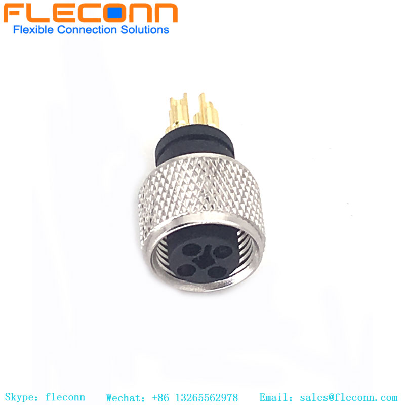 M12 4 Pin T-Coded Connector